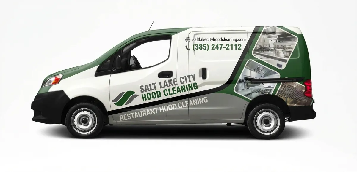 Salt Lake City Hood Cleaning work van